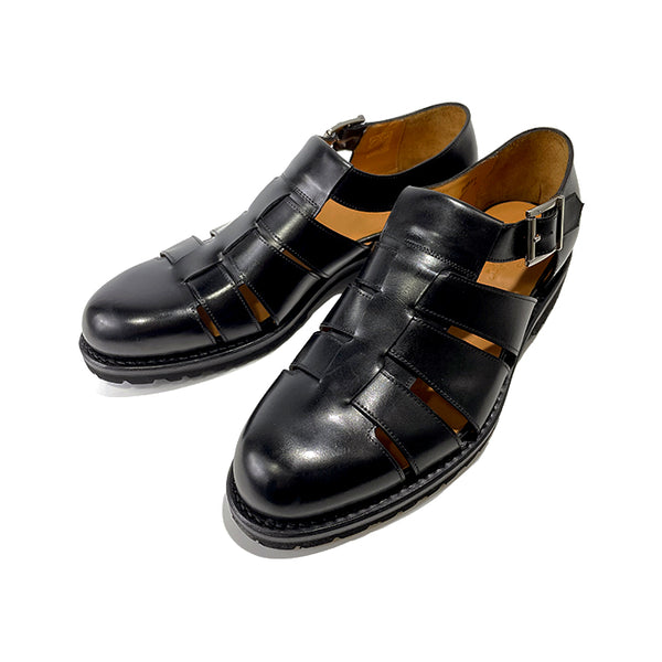 サンダル | 99031 / BLACK CALF (VIBRAM SOLE) - Jalan Sriwijaya