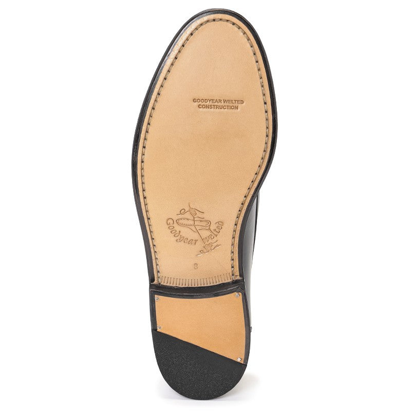 ローファー | 99106 / BLACK CALF (LEATHER SOLE) - Jalan Sriwijaya