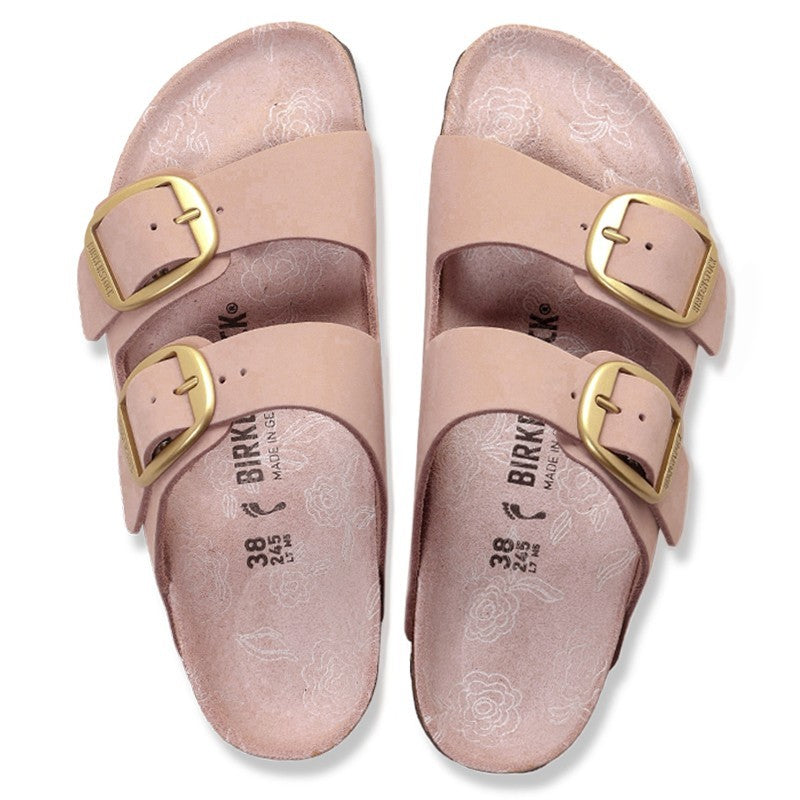 Arizona Big Buckle LENB Soft Pink (Narrow) / 1031855 - BIRKENSTOCK