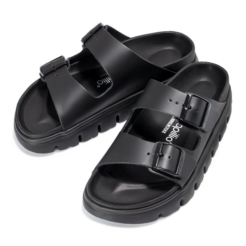 BIRKENSTOCK 黒 サンダル 39 Milano Chunky Exquisite / ミラノ チャンキー EXQ スムース