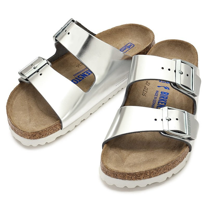 Arizona LENA Metalic Silver (Narrow) / 1005961 - BIRKENSTOCK