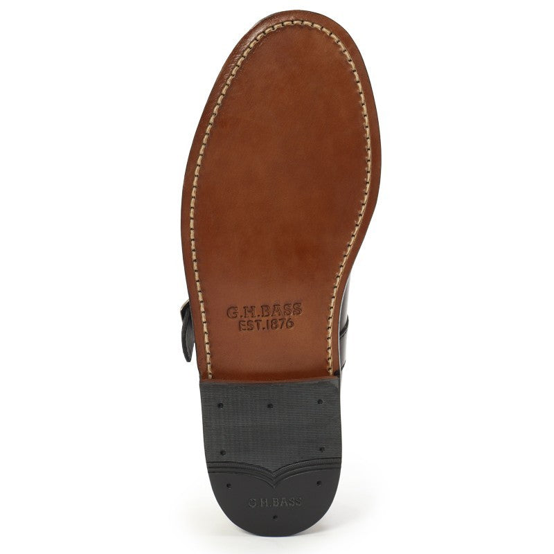 NEW】11003 / BLACK (LEATHER SOLE) - G.H.BASS