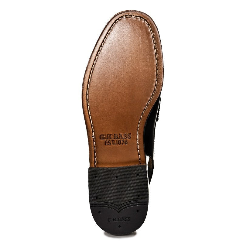 NEW】11004 / BLACK (LEATHER SOLE) - G.H.BASS