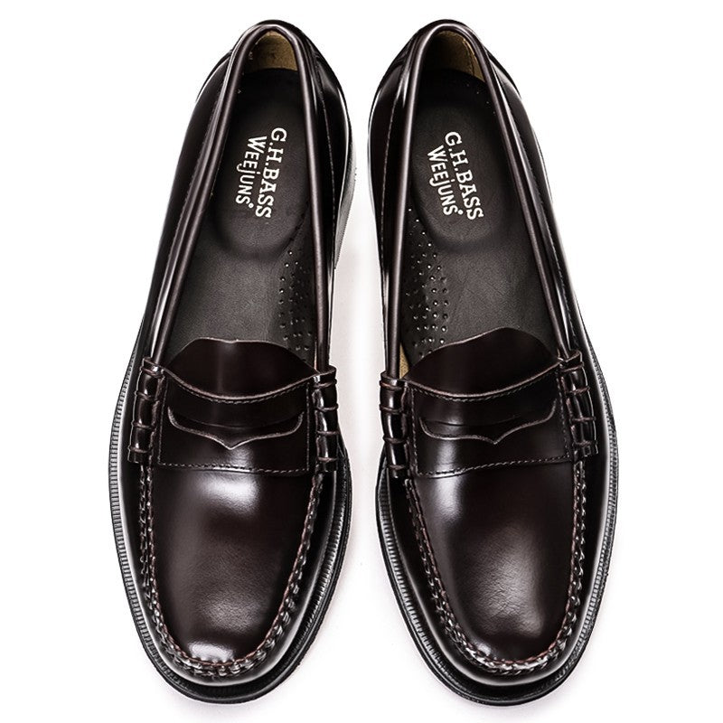 ローファー | 11010H LARSON / CHOCOLATE (LEATHER SOLE) - G.H.BASS