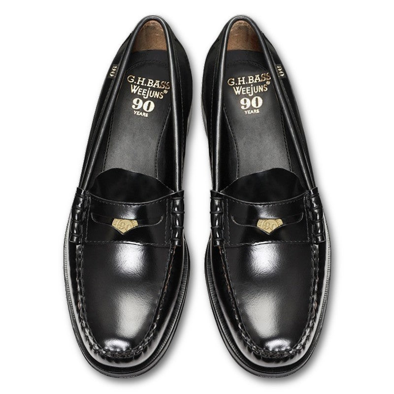 最終値下げ　値下げG.H.BASS(LEATHER SOLE) NEW】11010W / BLACK LEATHER (LEATHER SOLE) - G.H.BASS