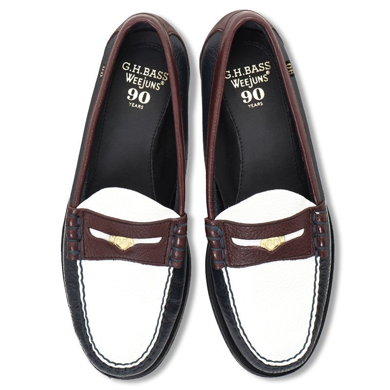 【New】11011W / WINE/NAVY/WHITE LEATHER (LEATHER SOLE)