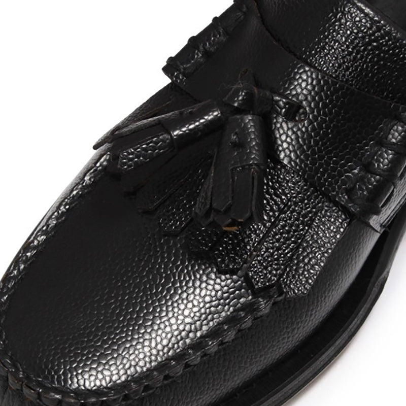 11024G LAYTON / SOFT GRAIN BLACK (LEATHER SOLE)