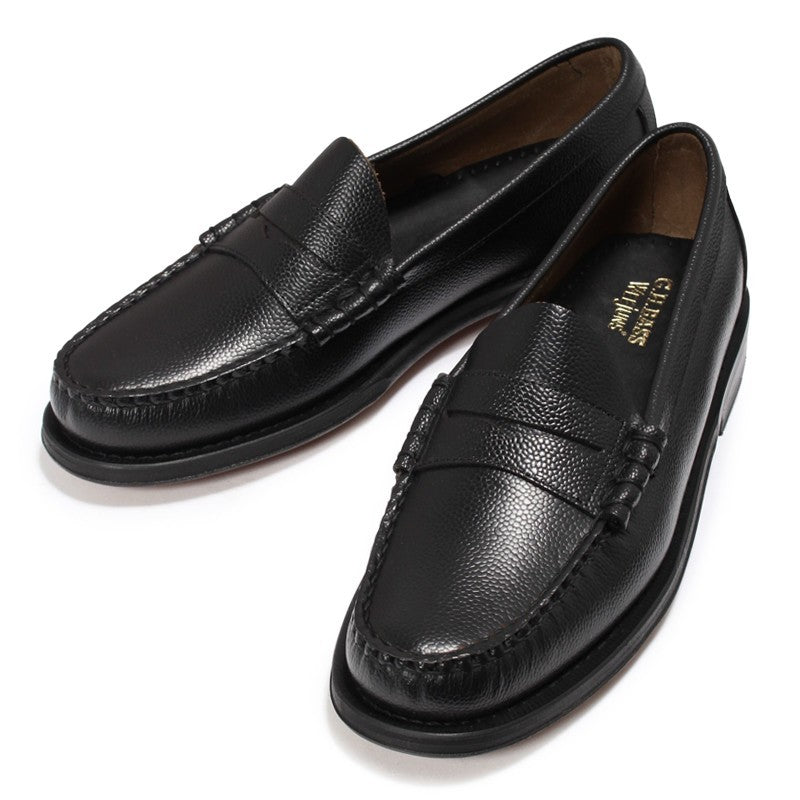 11081G LARSON / SOFT GRAIN BLACK (LEATHER SOLE)