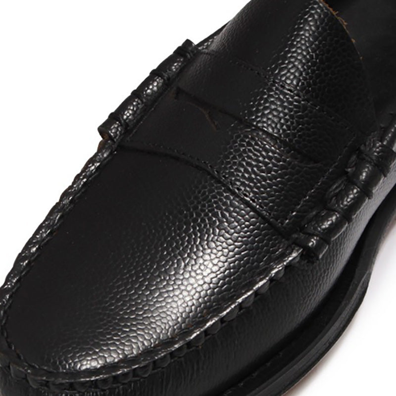 11081G LARSON / SOFT GRAIN BLACK (LEATHER SOLE)
