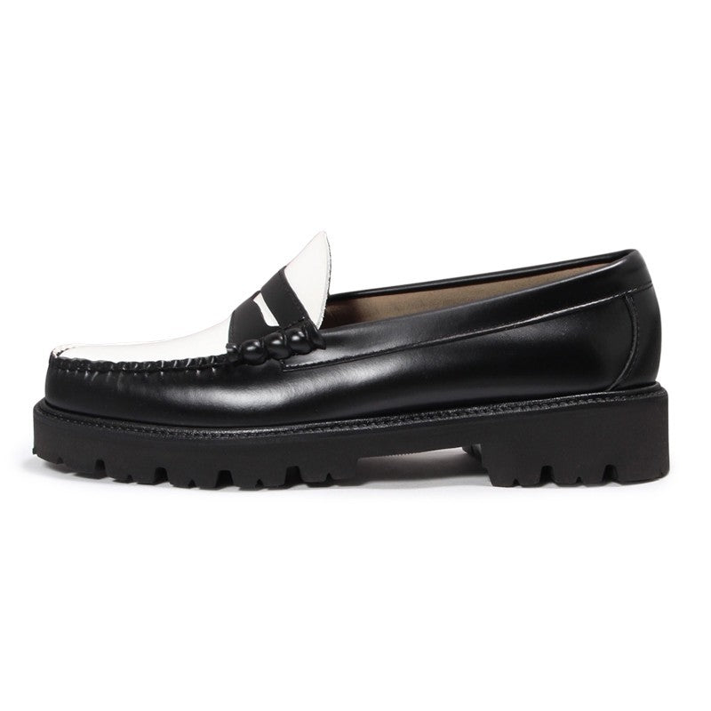 11510 LARSON / BLACK&WHITE (RUBBER SOLE)