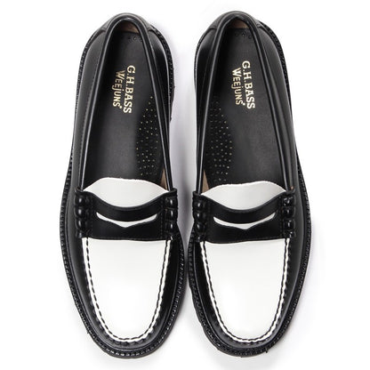 11510 LARSON / BLACK&WHITE (RUBBER SOLE)