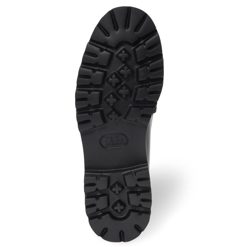 11510 LARSON / BLACK&WHITE (RUBBER SOLE)