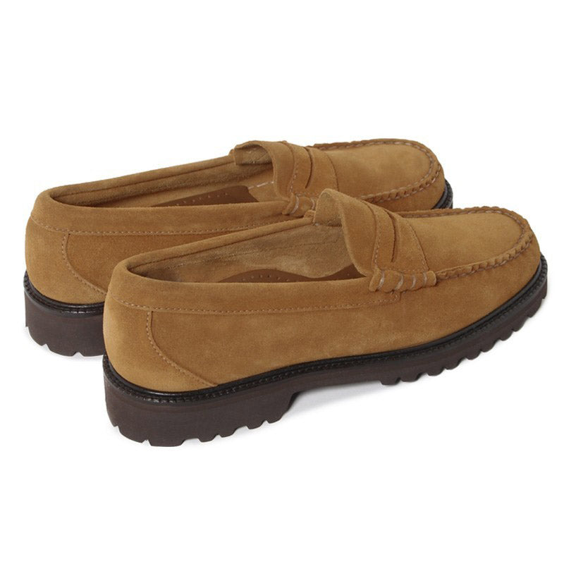 11512 LARSON / TAN SUEDE (RUBBER SOLE)