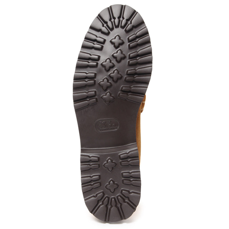 11512 LARSON / TAN SUEDE (RUBBER SOLE)