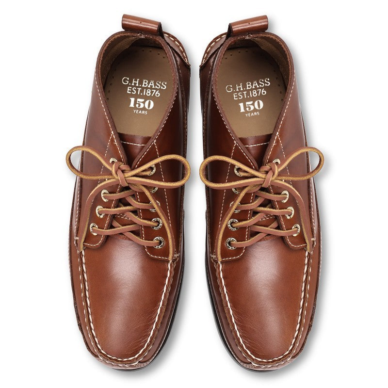 【New】12041G / MID BROWN LEATHER (RUBBER SOLE)