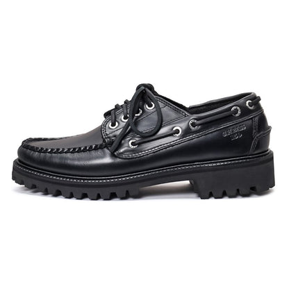 【New】13030G / BLACK LEATHER (RUBBER SOLE)