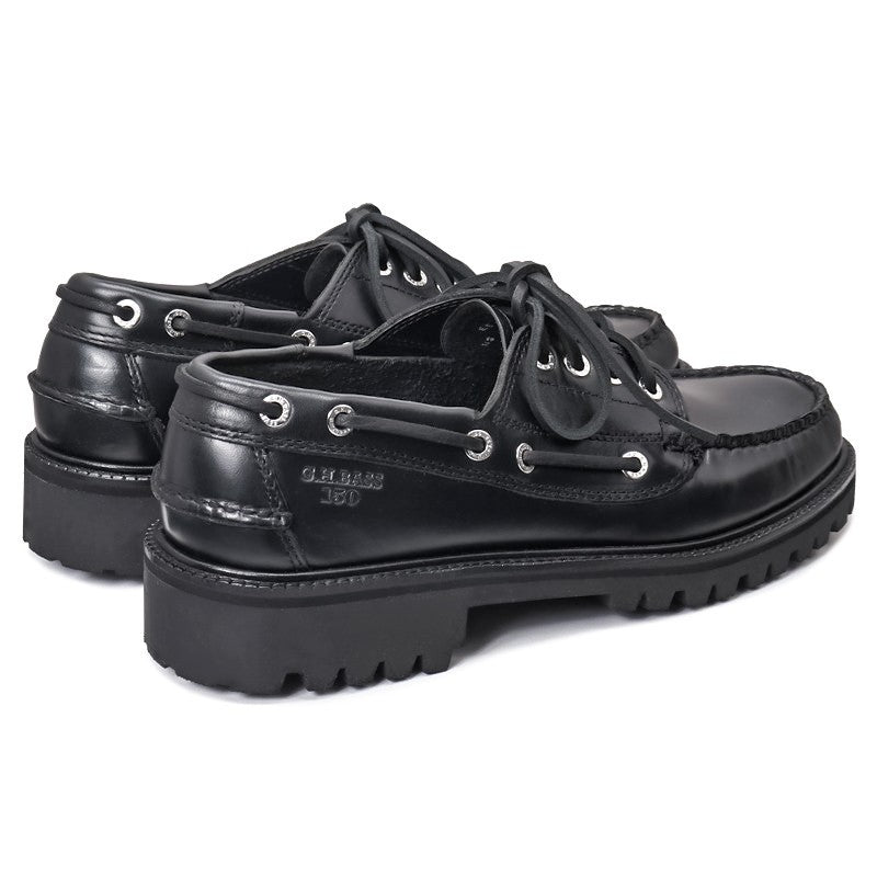 【New】13030G / BLACK LEATHER (RUBBER SOLE)