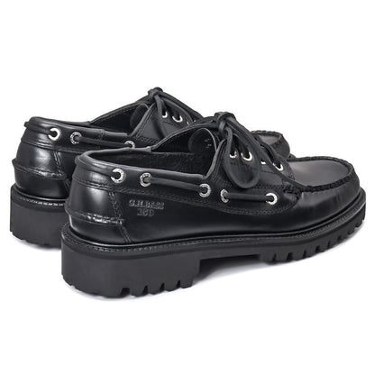 【New】13030G / BLACK LEATHER (RUBBER SOLE)