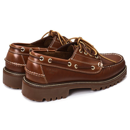 【New】13030G / MID BROWN LEATHER (RUBBER SOLE)