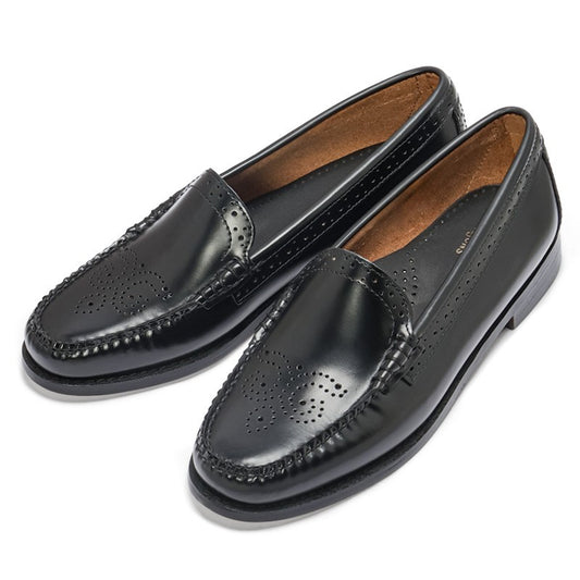 【NEW】41007A VENETIAN BROGUE / BLACK  (LEATHER SOLE)