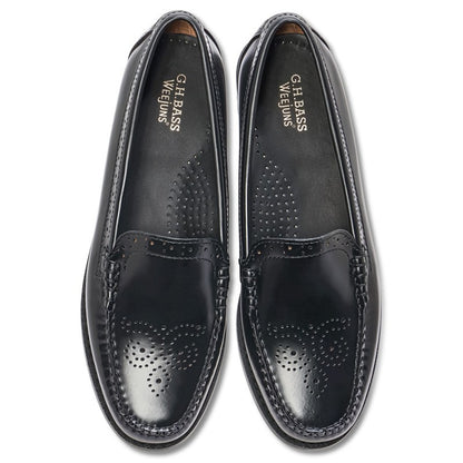 【NEW】41007A VENETIAN BROGUE / BLACK  (LEATHER SOLE)