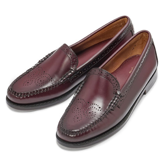 【NEW】41007A VENETIAN BROGUE / WINE  (LEATHER SOLE)