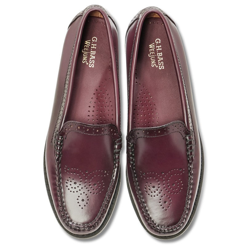 【NEW】41007A VENETIAN BROGUE / WINE  (LEATHER SOLE)