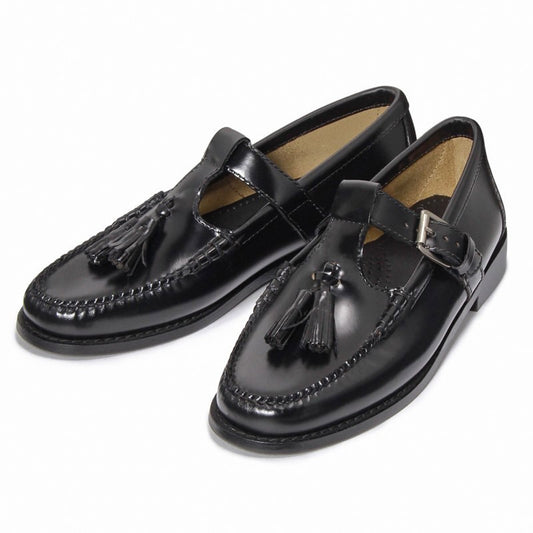 【NEW】41032 MARY JANE TASSEL / BLACK (LEATHER SOLE)