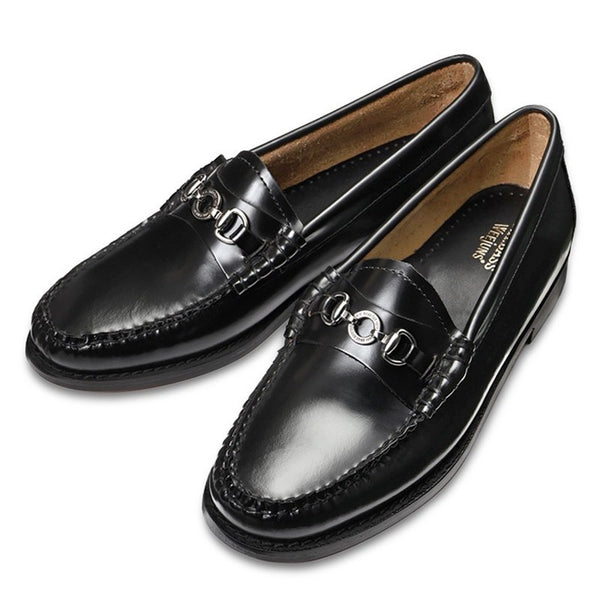 NEW】41075A / BLACK LEATHER (LEATHER SOLE) - G.H.BASS
