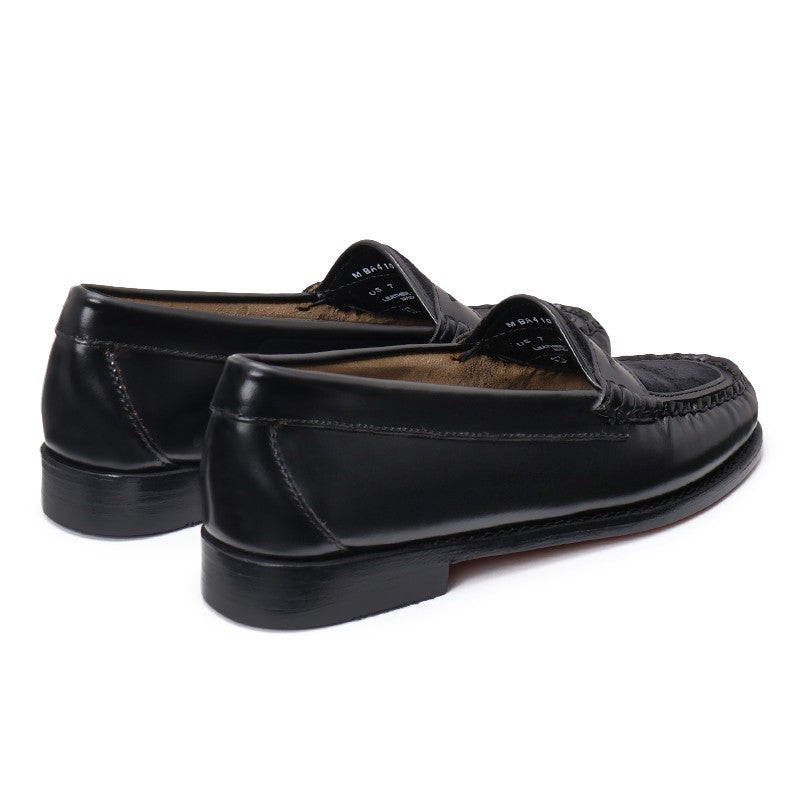 【New】41076L / BLACK LEATHER/VELVET (LEATHER SOLE)