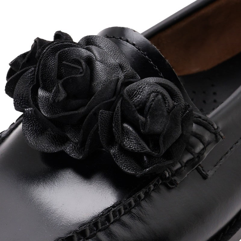 41097 / BLACK (LEATHER SOLE) - G.H.BASS