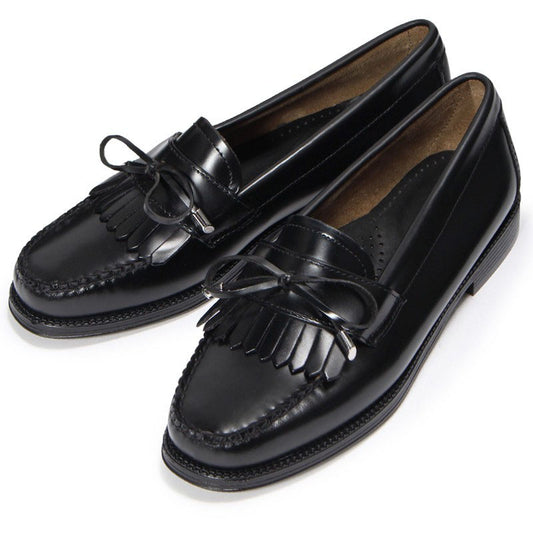 41724 ESTHER BOW  / BLACK (RUBBER SOLE)