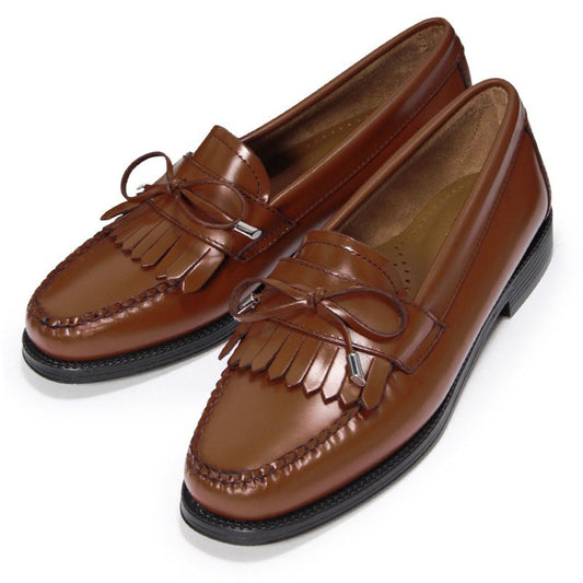 41724 ESTHER BOW  / COGNAC (RUBBER SOLE)