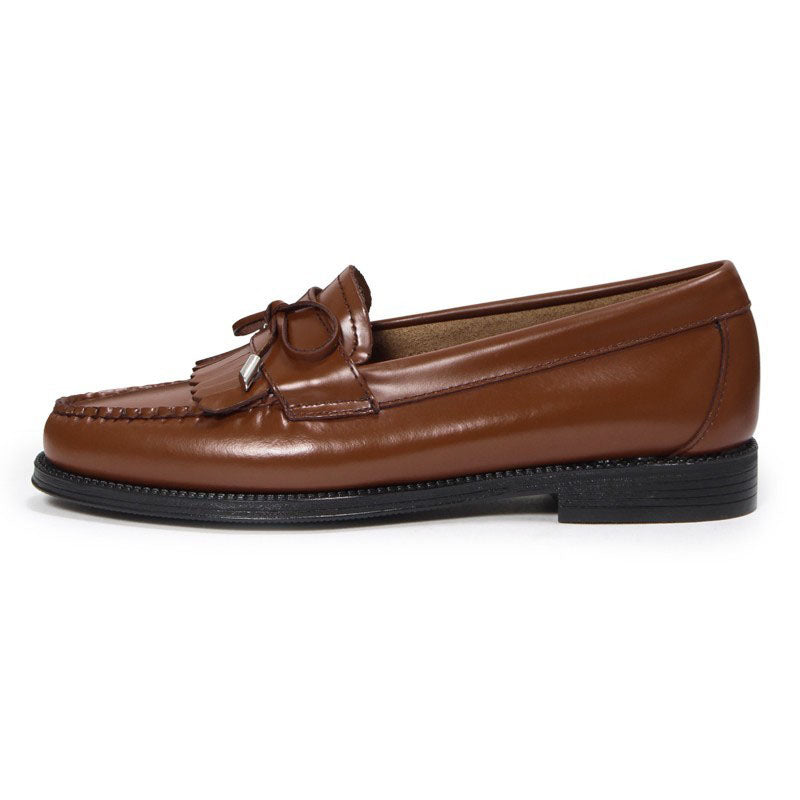 41724 ESTHER BOW  / COGNAC (RUBBER SOLE)