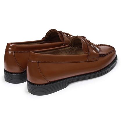 41724 ESTHER BOW  / COGNAC (RUBBER SOLE)