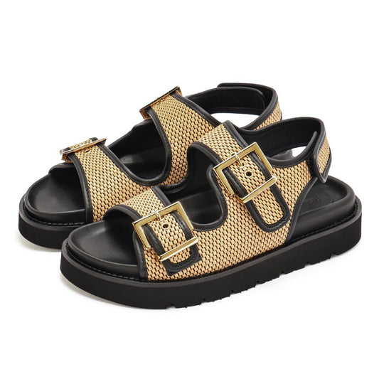 【NEW】BKX4602 / RAFIA CAMMELLO & NAPPA NERO