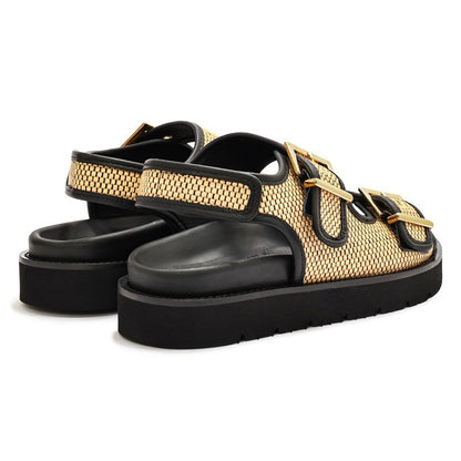 【NEW】BKX4602 / RAFIA CAMMELLO & NAPPA NERO