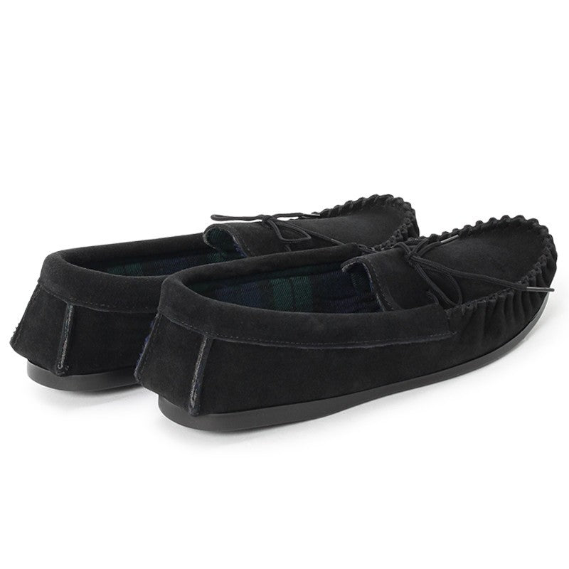 カジュアルシューズ | British Moccasin / Black Suede (Rubber