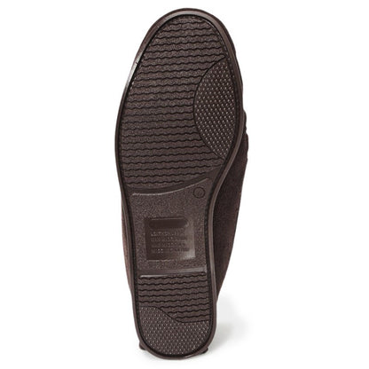 British Moccasin / Dark Brown & Taupe Suede (Rubber Sole)