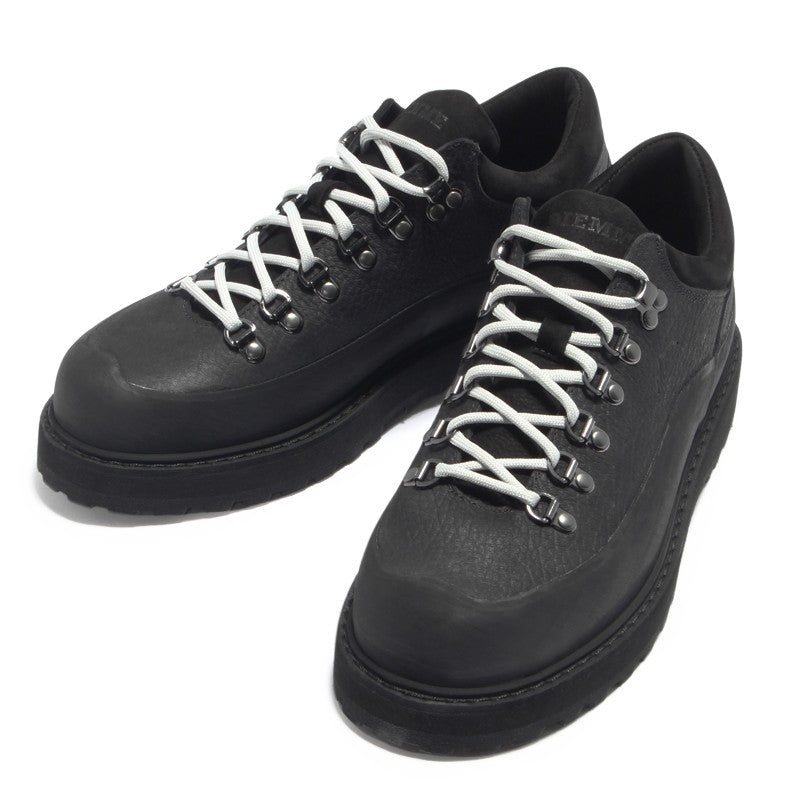 DIEMME / CORNARO GOMMA STRUCTURED LEATHER BLACK / DI24FWCOW-F03L011BLK