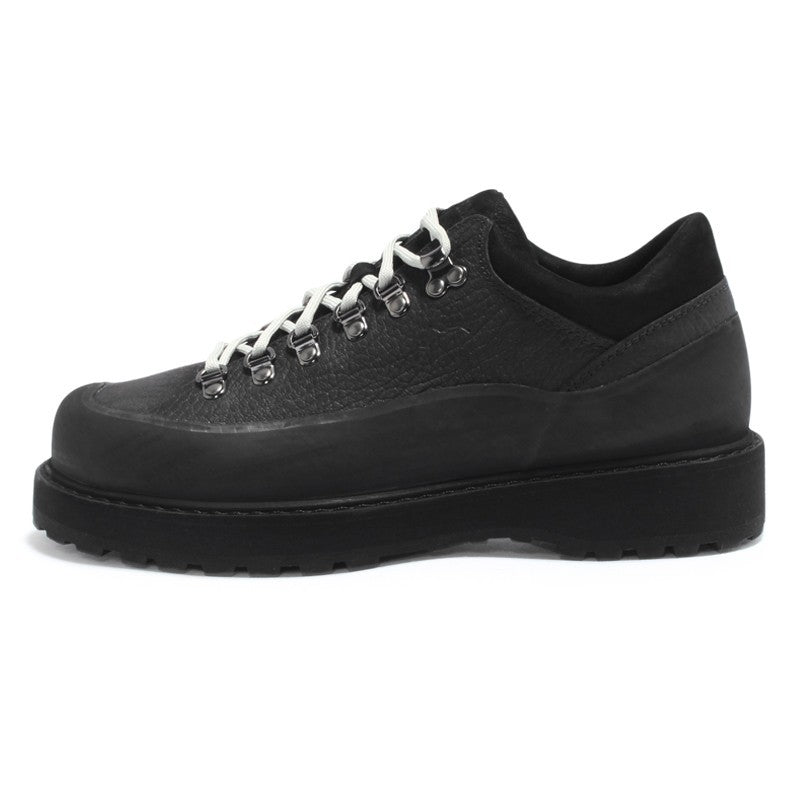 DIEMME / CORNARO GOMMA STRUCTURED LEATHER BLACK / DI24FWCOW-F03L011BLK