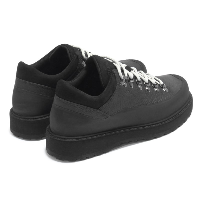 DIEMME / CORNARO GOMMA STRUCTURED LEATHER BLACK / DI24FWCOW-F03L011BLK
