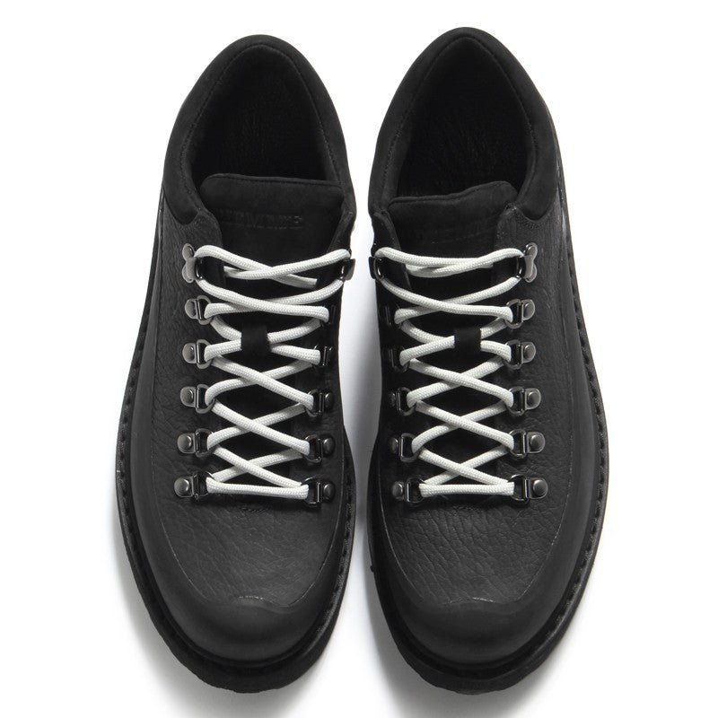 DIEMME / CORNARO GOMMA STRUCTURED LEATHER BLACK / DI24FWCOW-F03L011BLK