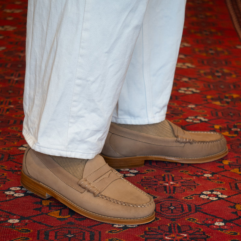 11082 / EARTH NUBUCK (LEATHER SOLE)