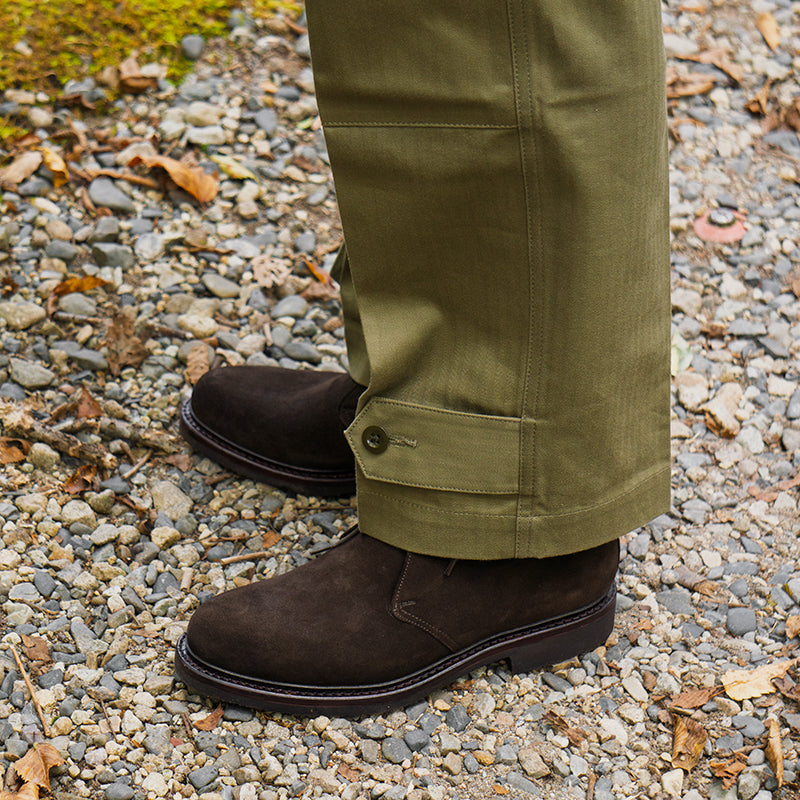 99102 / DARK BROWN SUEDE (VIBRAM GUMLITE SOLE)