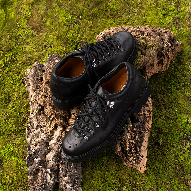 【NEW】99119 / BLACK CILP WASH LEATHER (COMMANDO EVA SOLE)