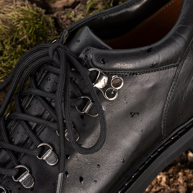 【NEW】99119 / BLACK CILP WASH LEATHER (COMMANDO EVA SOLE)