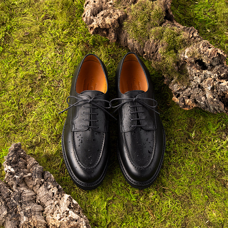 【NEW】99030 Raffle / BLACK CILP WASH LEATHER (COMMANDO EVA SOLE)