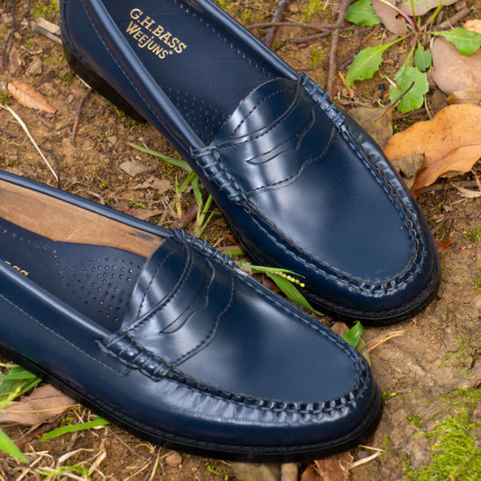 【新色】41010 / NAVY (BLACK LEATHER SOLE)