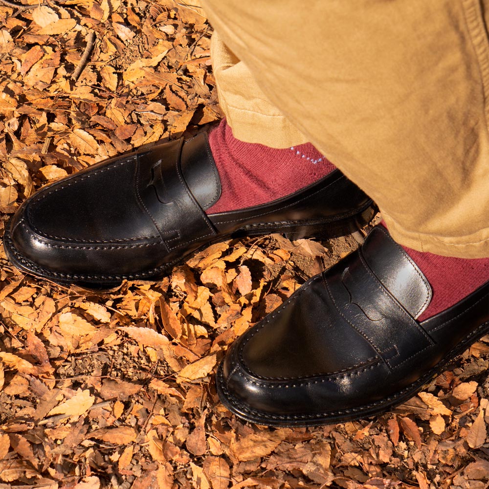 98998UN Garuda / BLACK CALF UNLINING (LEATHER SOLE)